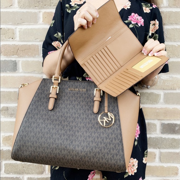 NWT Michael Kors Satchel & Trifold Wallet Bundle - Picture 2 of 8